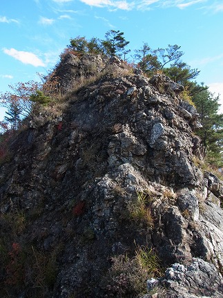 大岩の岩稜